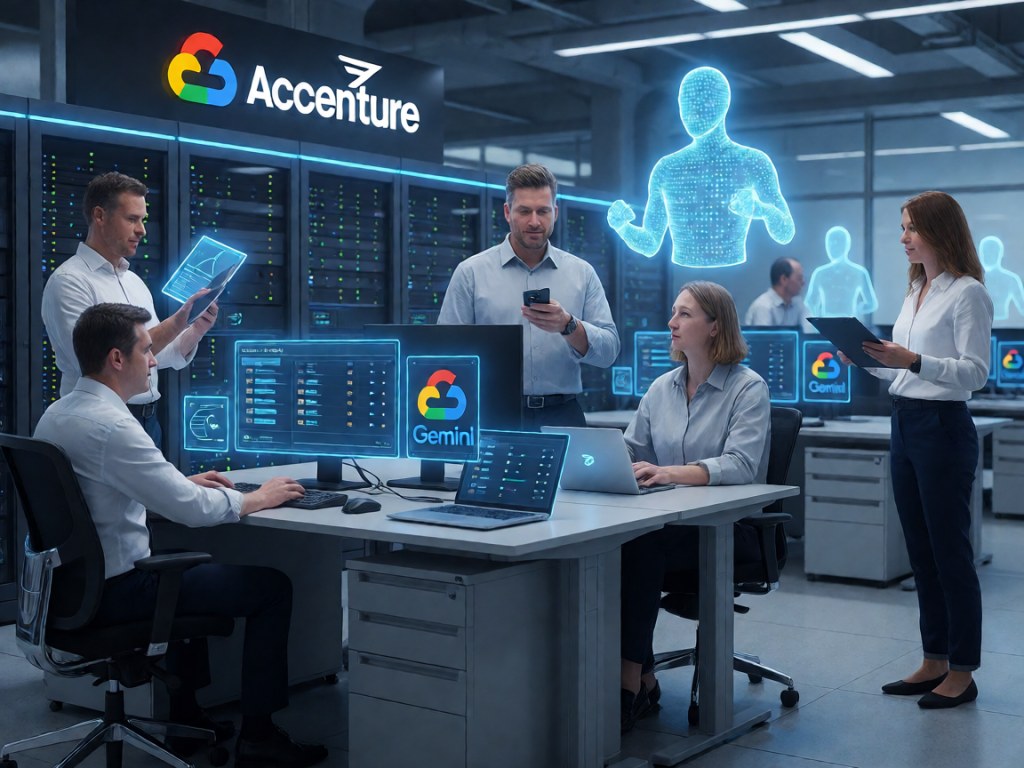 Google Cloud ускоряет гонку за развёртывание ИИ: партнёрство с Accenture