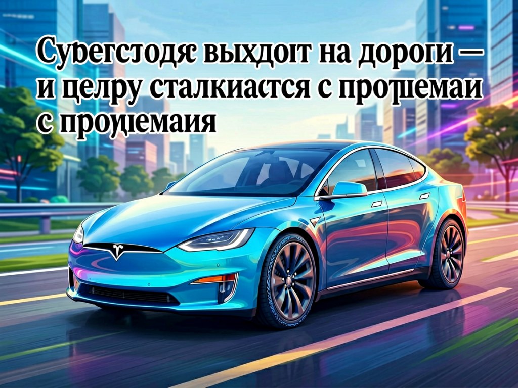 Tesla Cybercab выходит на дороги — и сразу сталкивается с проблемой